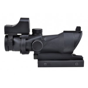 Прицел оптический AIM-O ACOG 4×32 Scope Red/Green Reticle with Mini Red Dot Black AO5320-BK